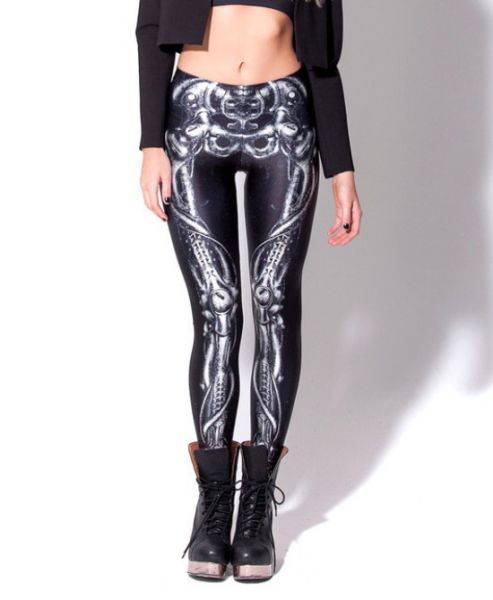 Legging Mechanical Bones Black (Cód. 019)